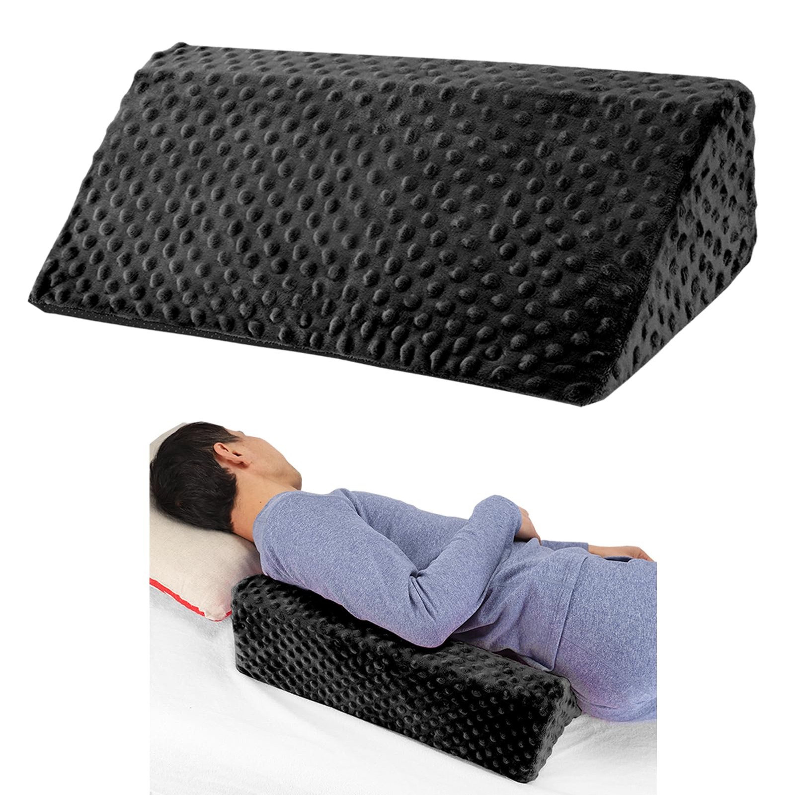 Wedge Pillow for Side Sleeping Body Positioning Foam Wedge Pillow Side Wedg