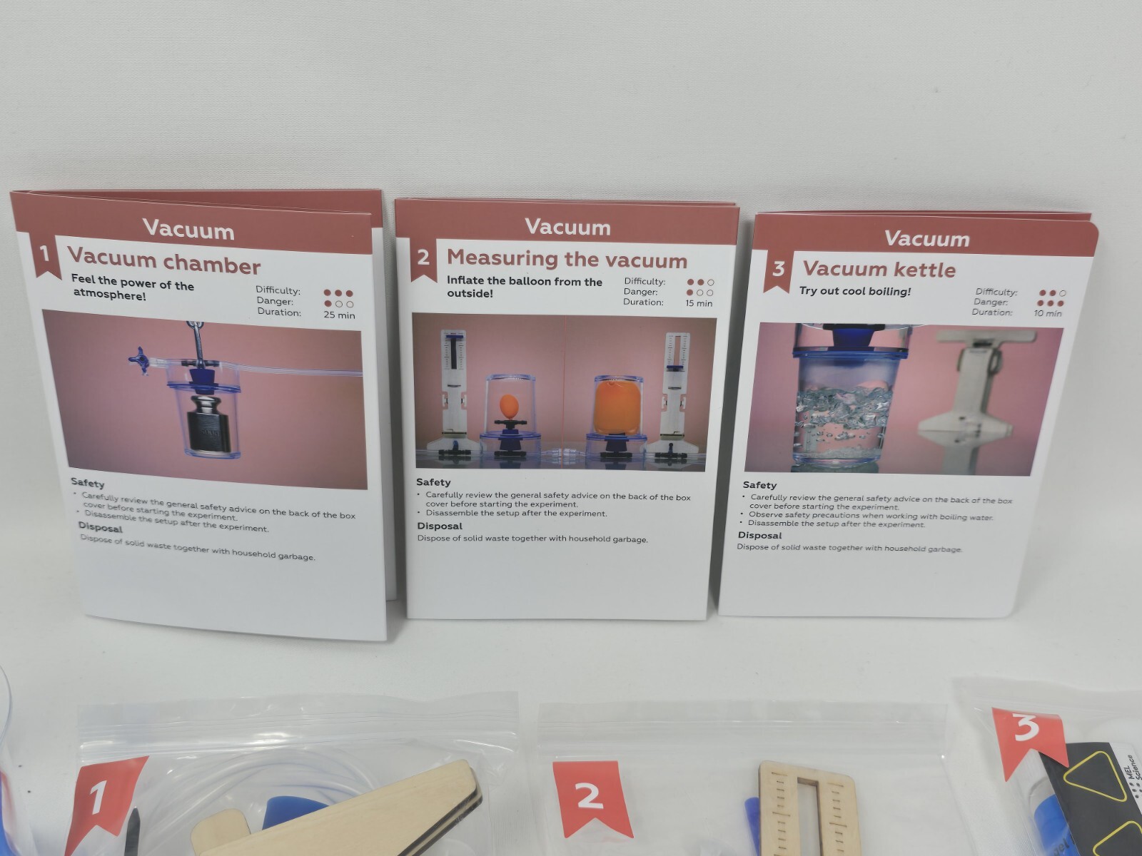 Mel Physics "Vacuum" Set - Vacuum Chamber Science Experiment Kit - Open Box