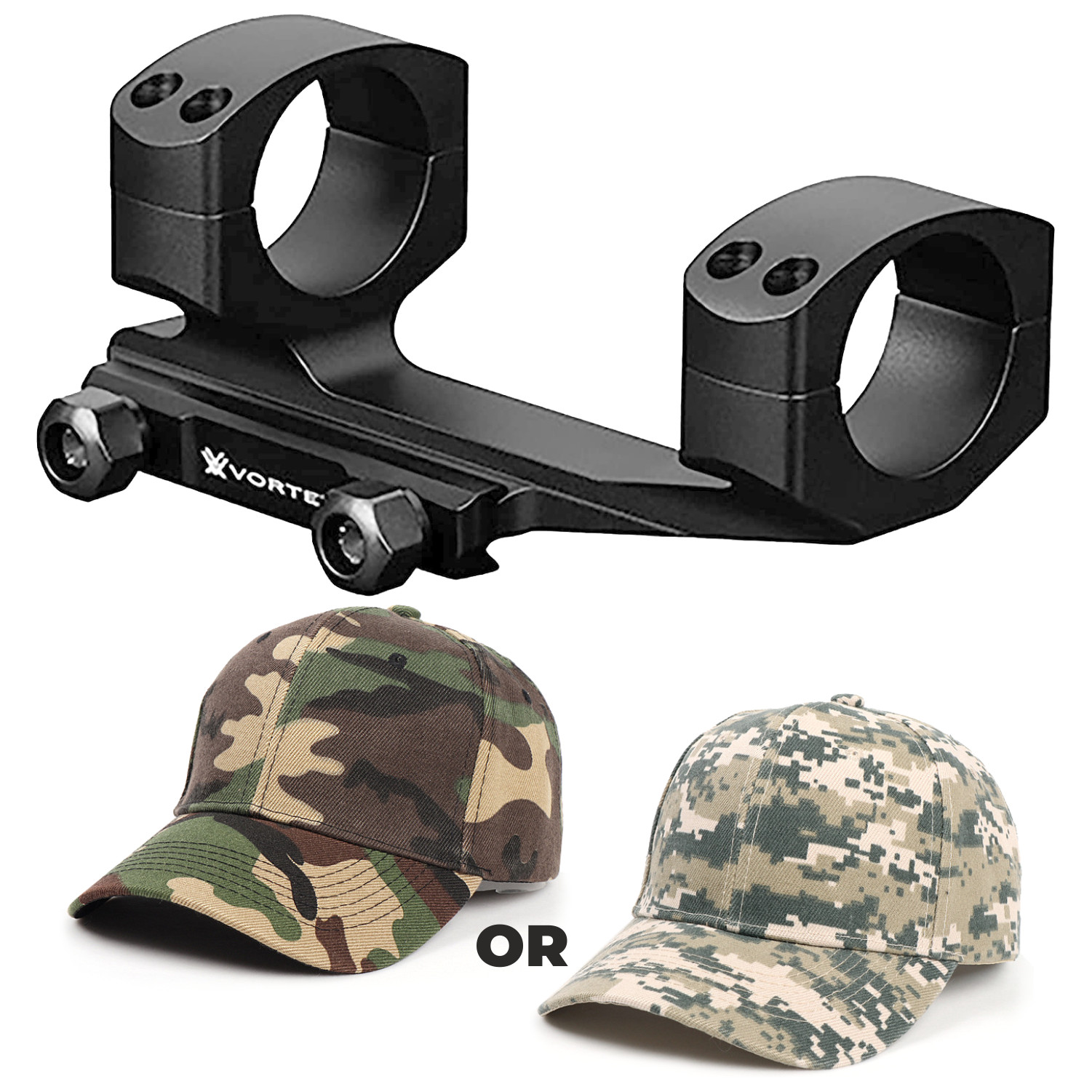 Vortex Optics Pro Extended 30mm Cantilever Mount  with Free Hat Bundle