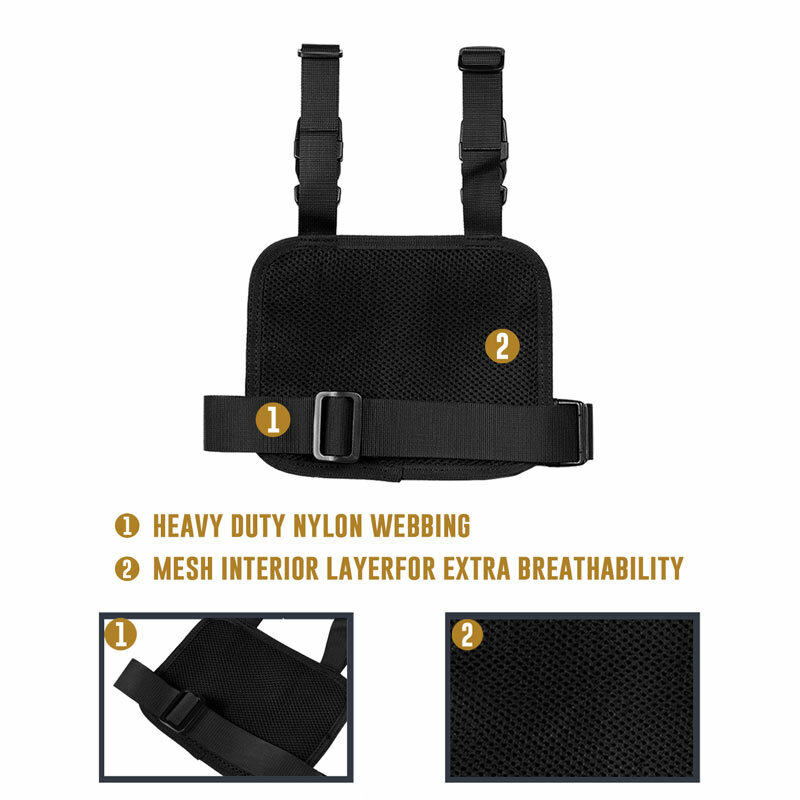 Tactical Thigh Drop Leg Platform MOLLE Adjustable Drop Leg Panel for Gun Holster