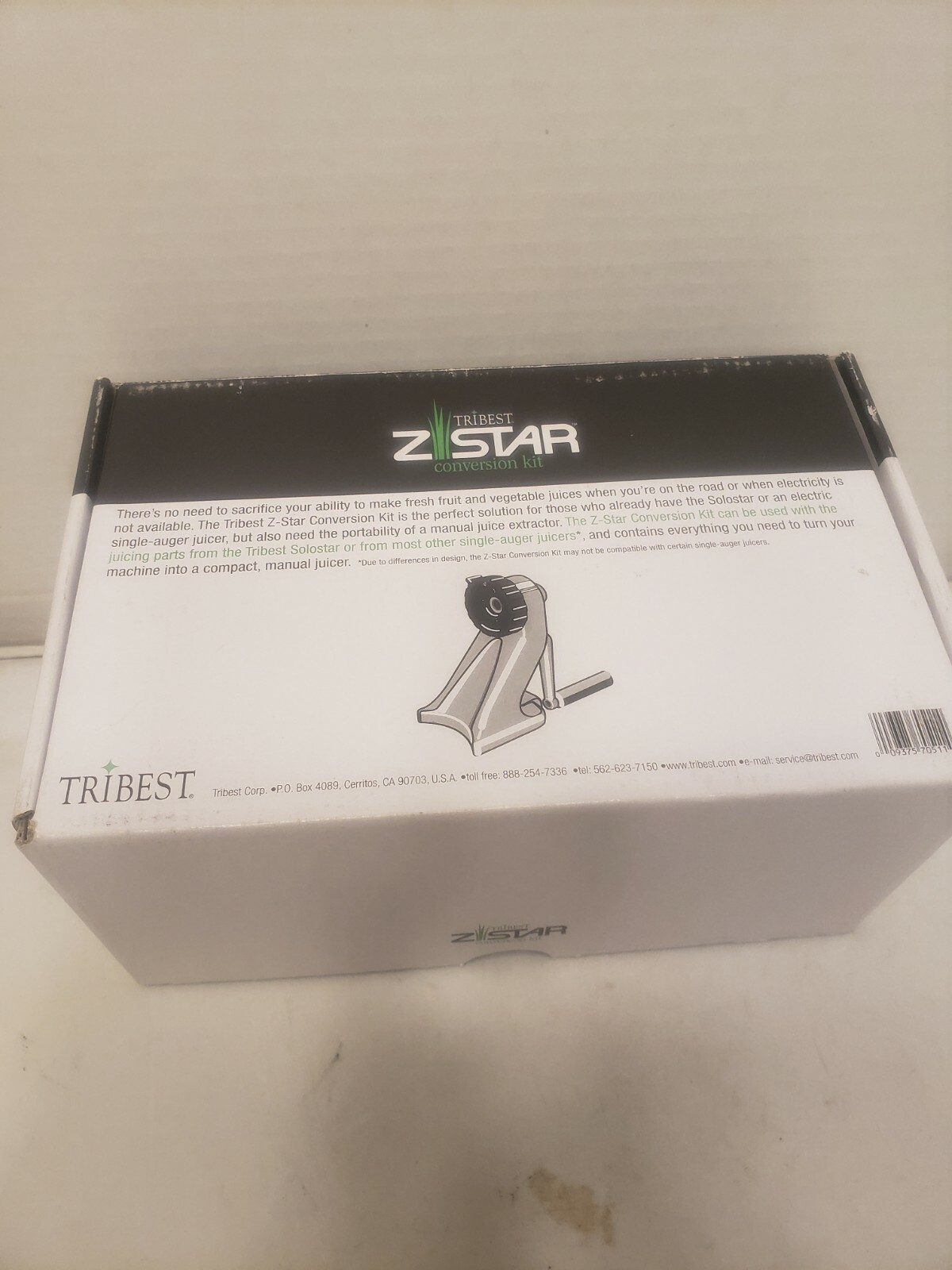 Tribest Manual Conversion Kit Z-511 for Solo Star Single-Auger Juice Extractor