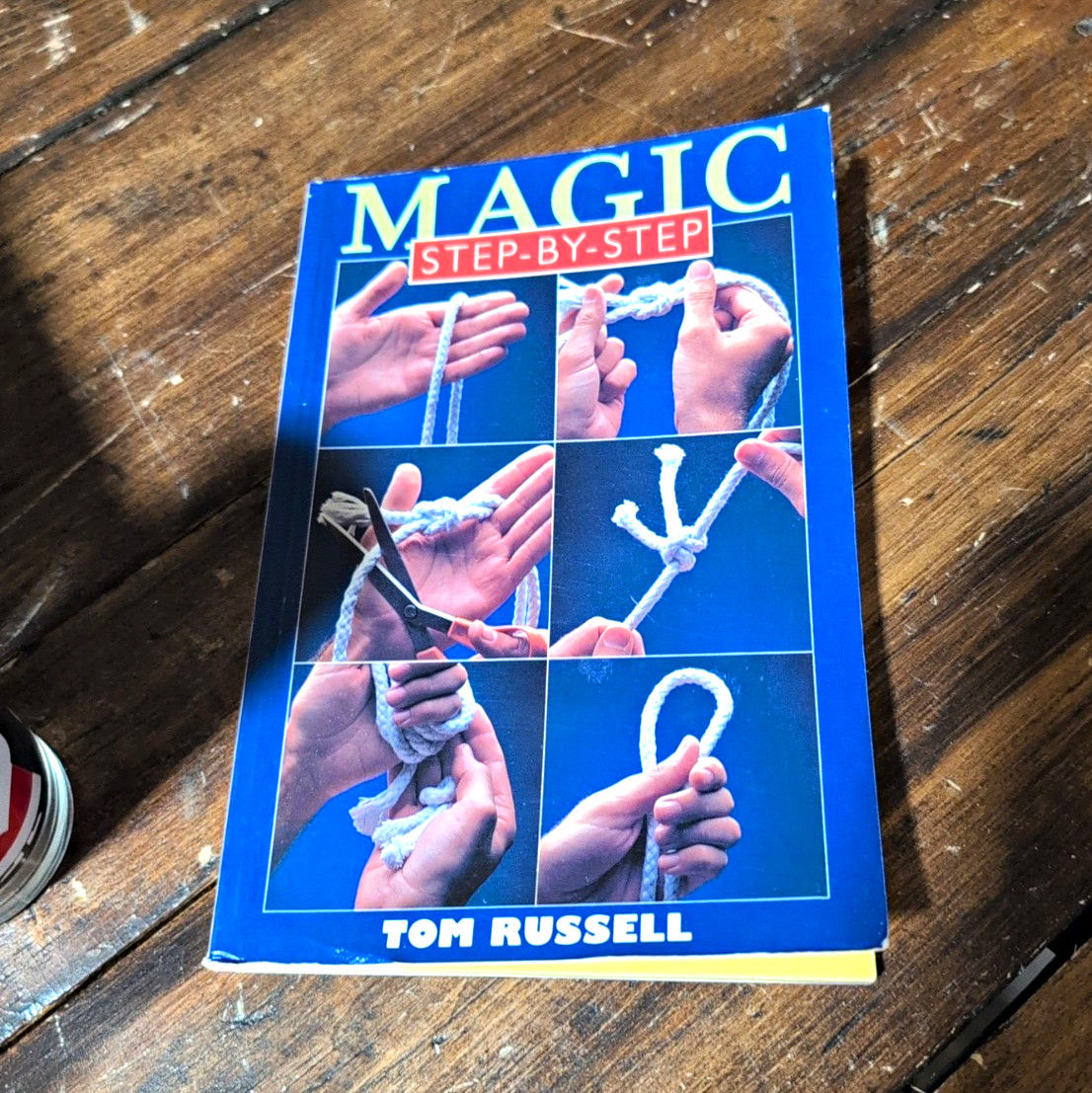 VTG Tom Russell Magic Step-by-Step Paperback Book ISBN 0-8069-9533-5 Magic Genre
