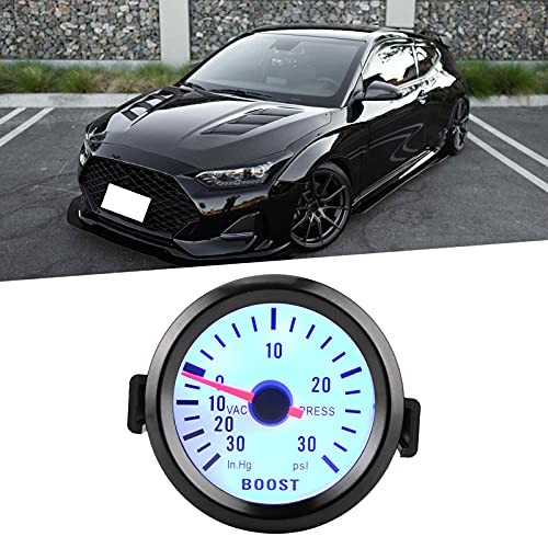 Boost Turbo Gauge, Universal Boost Pointer Gauge Vacuum Pressure Meter 0 to