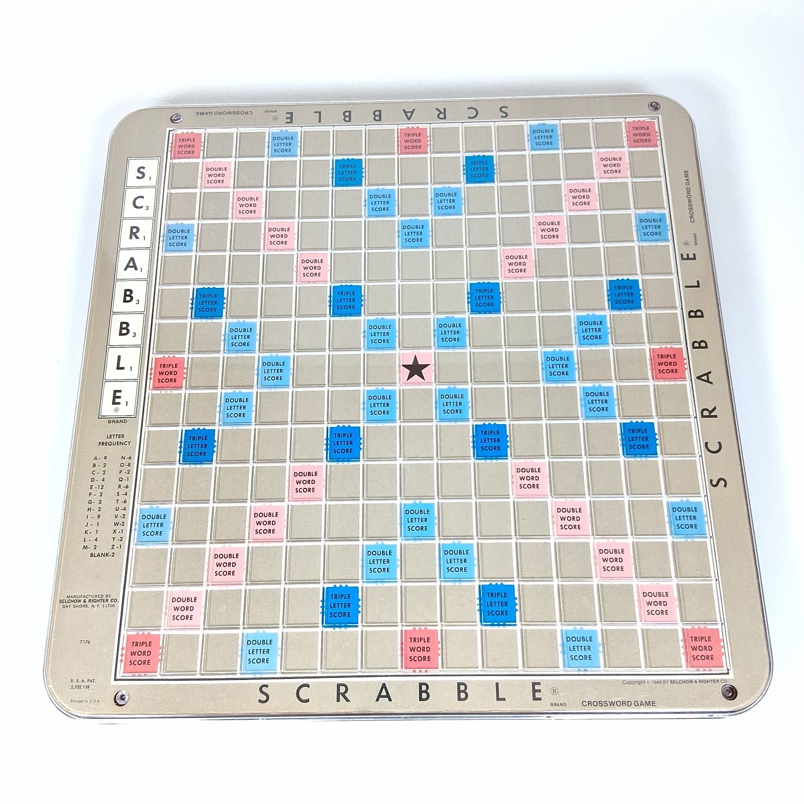 1977 Scrabble Deluxe Rotating Turntable Game Board Only Replacement Excellent