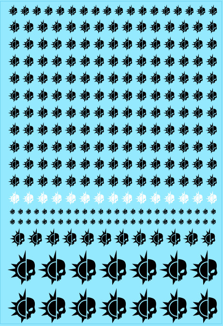 A6 - Dusk Skull Loyalist Transfer Sheet
