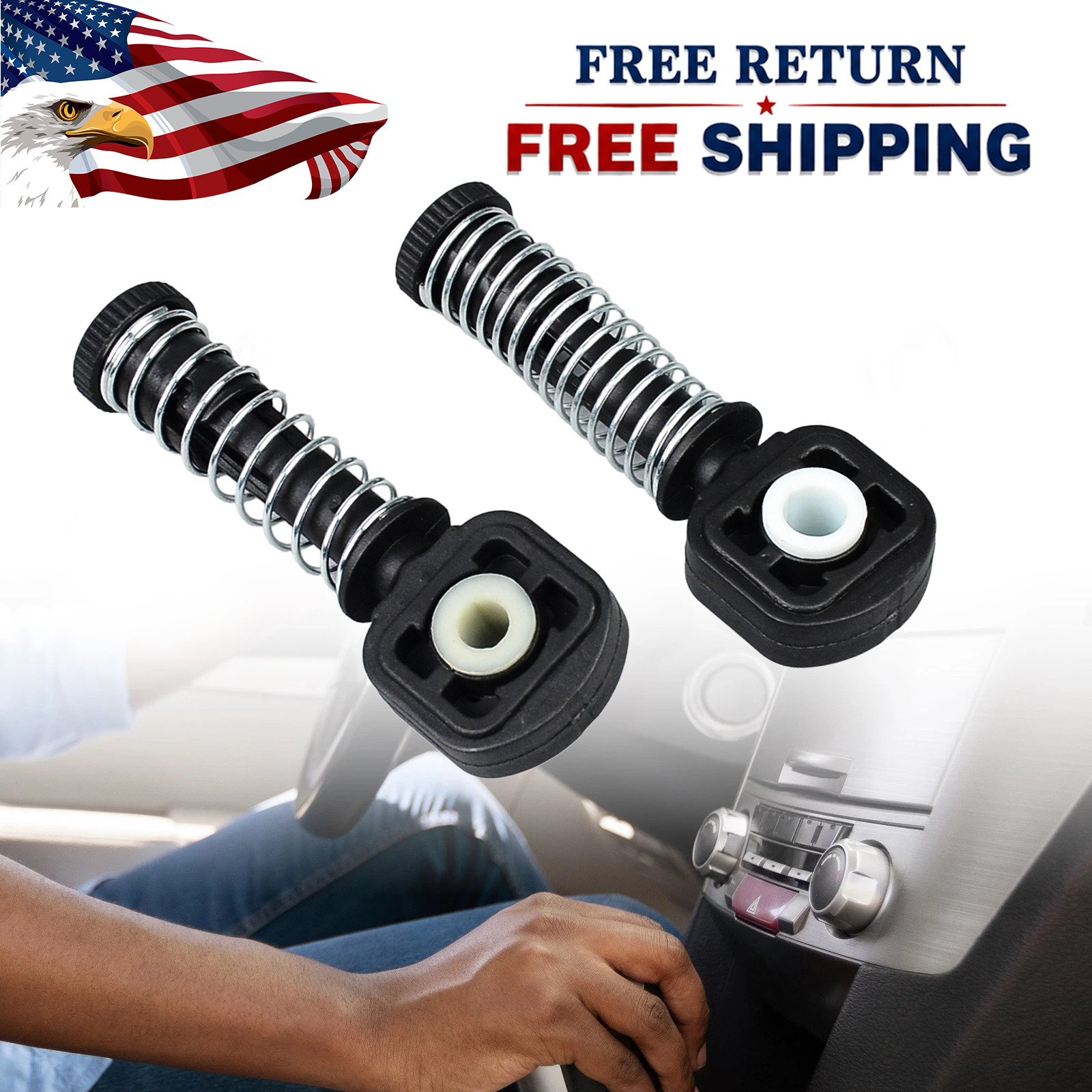 2 Pack of  Gear Shifter Cable End Catch 1J0711761B C For VW Audi Skoda SEAT