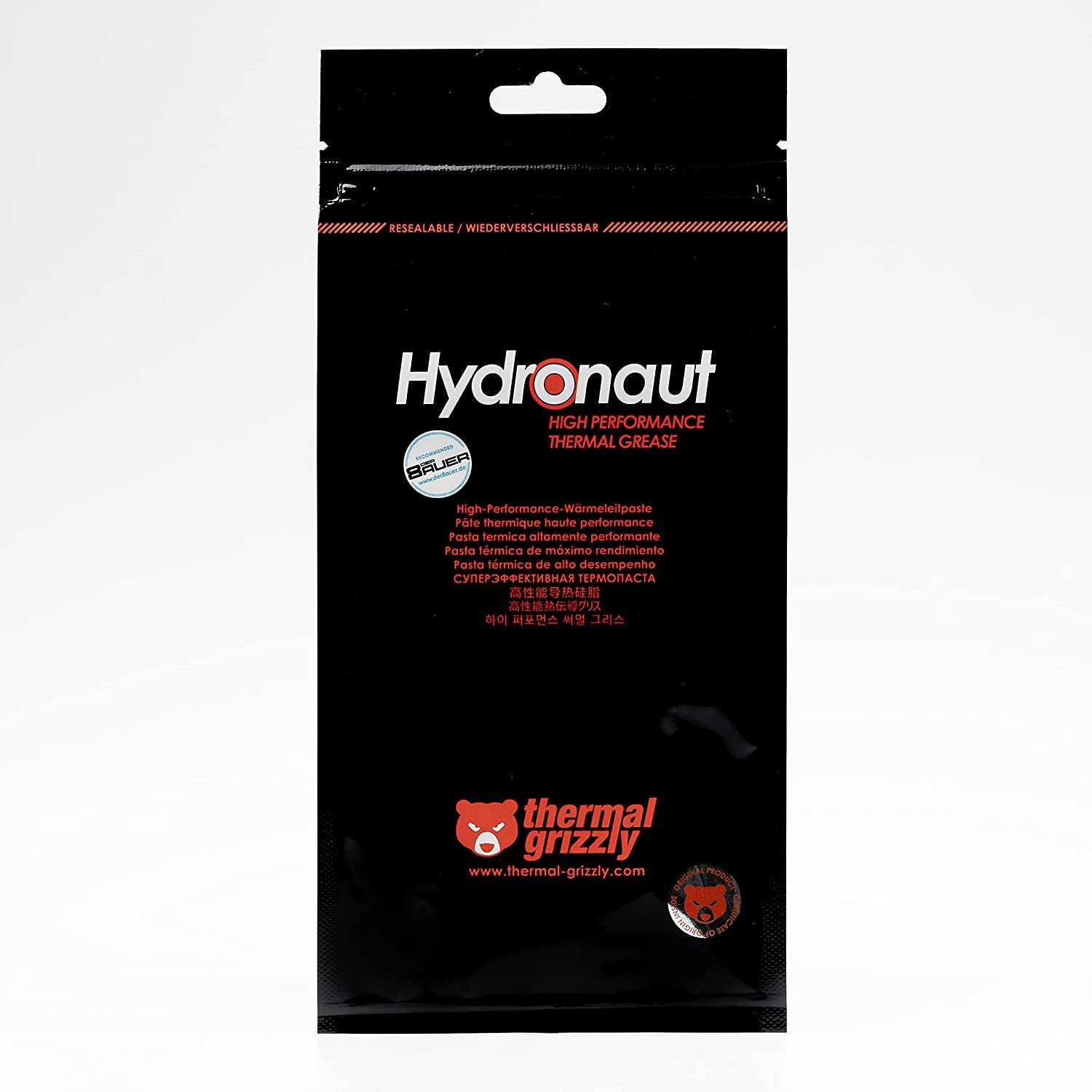 Thermal Grizzly 1 g/3.9 g/7.8 g/26 g Hydronaut Thermal Paste