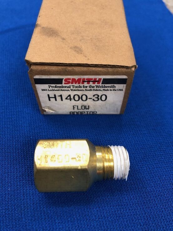 Smith Welding Equipment H1400-30 Flow Adaptor   Vintage OEM