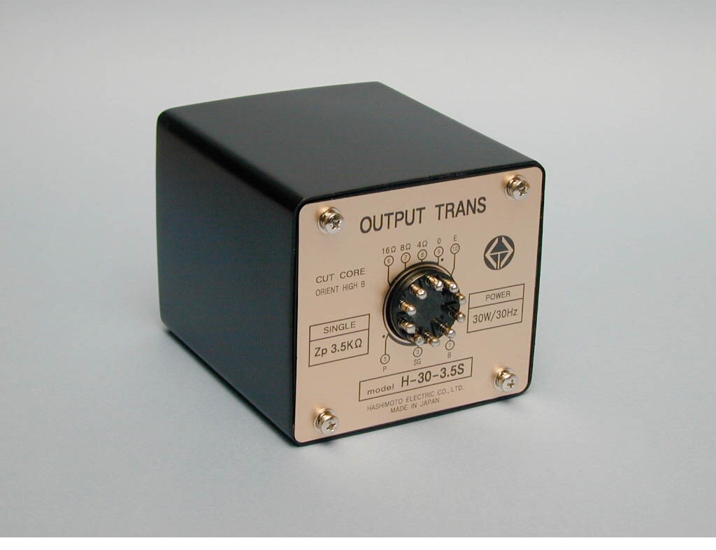 Hashimoto H-30-3.5S (Reprint; Sansui ) Output Transformer 30W Single 3.5K/16,8,4