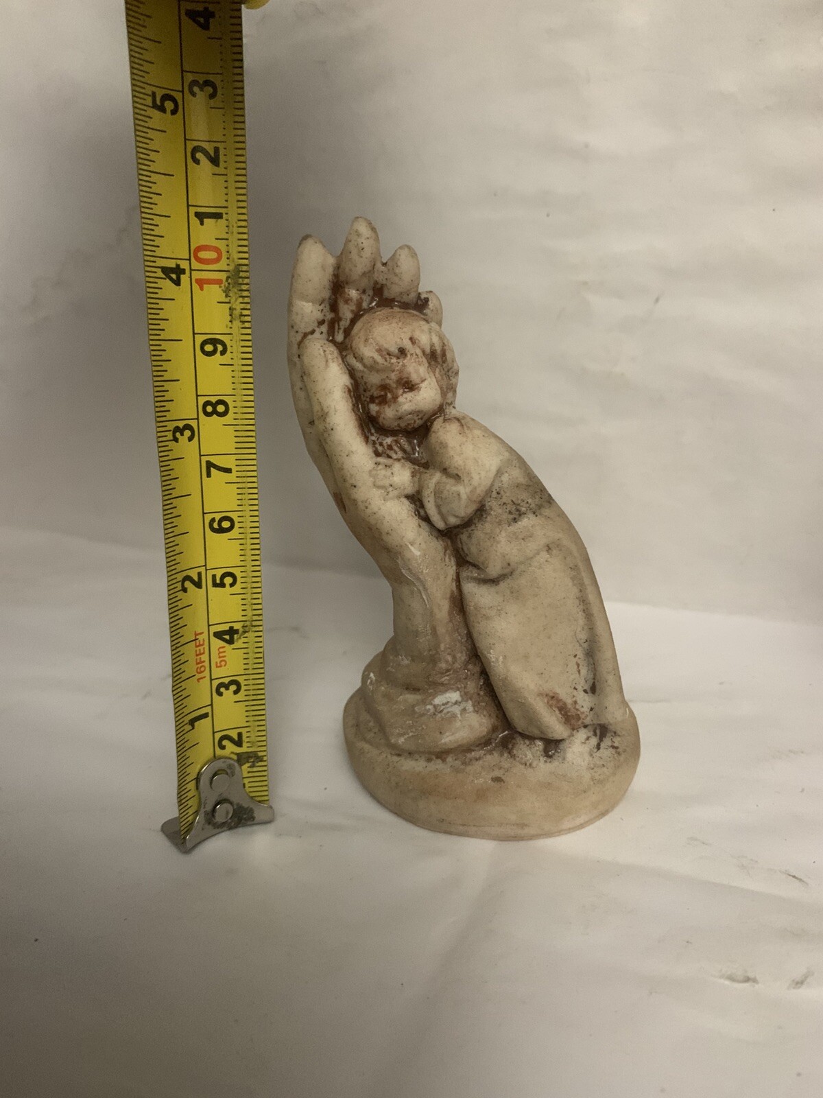LATEX RUBBER MOLD Small Boy In Hand  YKM-L5074  H: 4” Height
