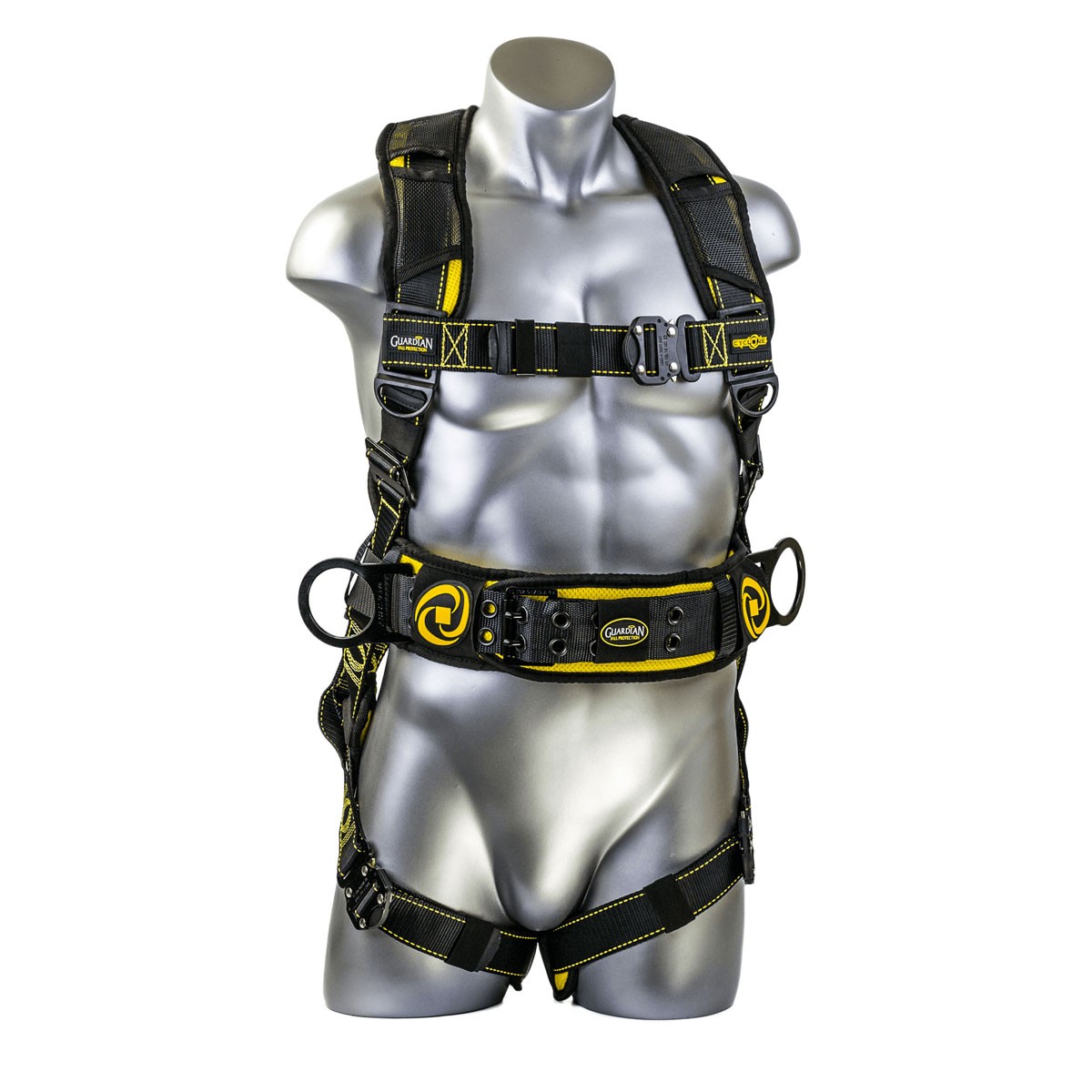 Guardian 21033 Cyclone Full Body Safety Harness Small Side D-Rings Waist Pad