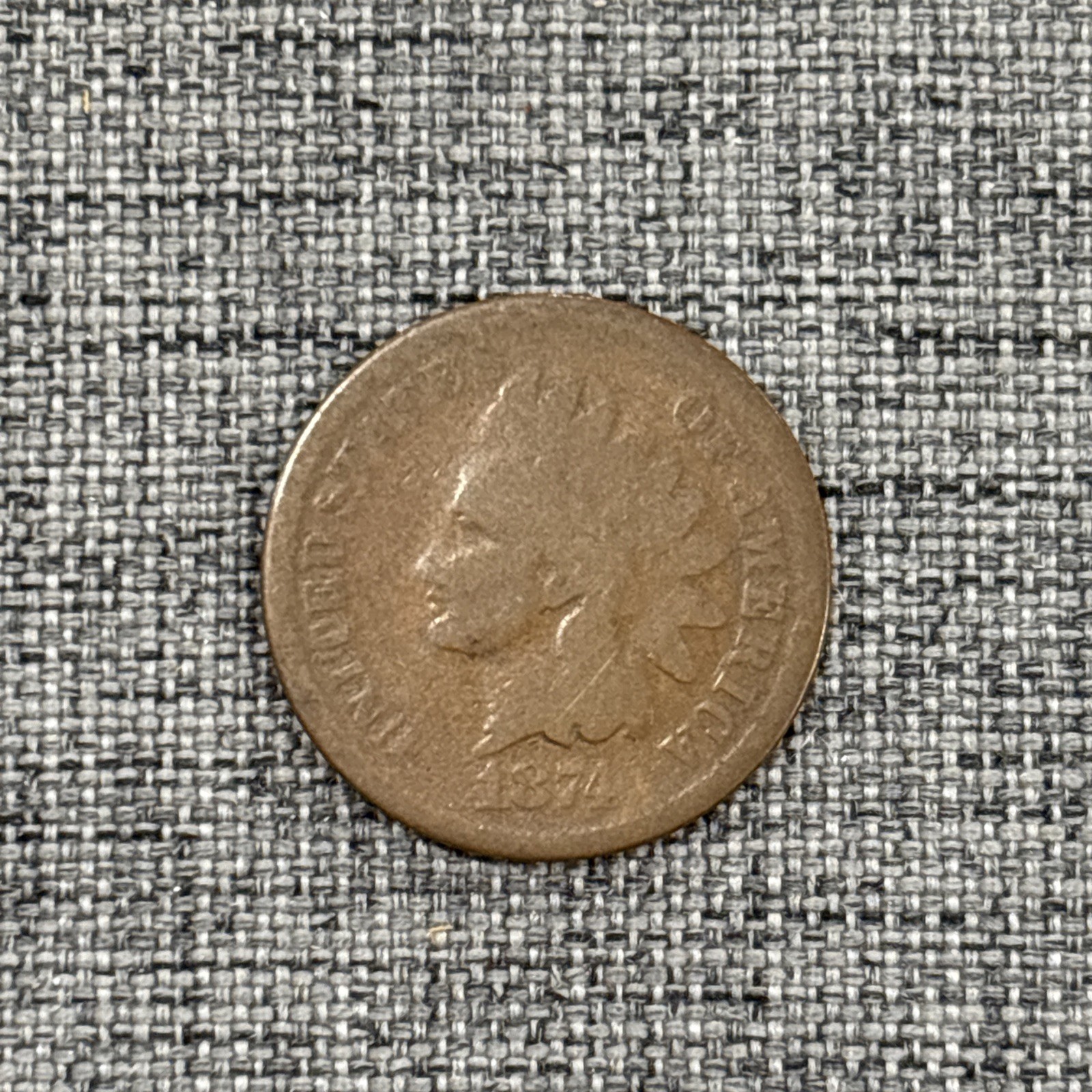 1874 Indian head Cent G