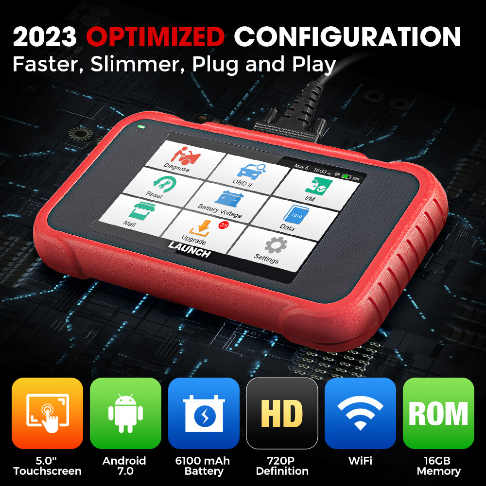 2024 LAUNCH CRP129E PRO+ OBD2 Scanner Car Diagnostic Tool Engine ABS SRS EBP SAS