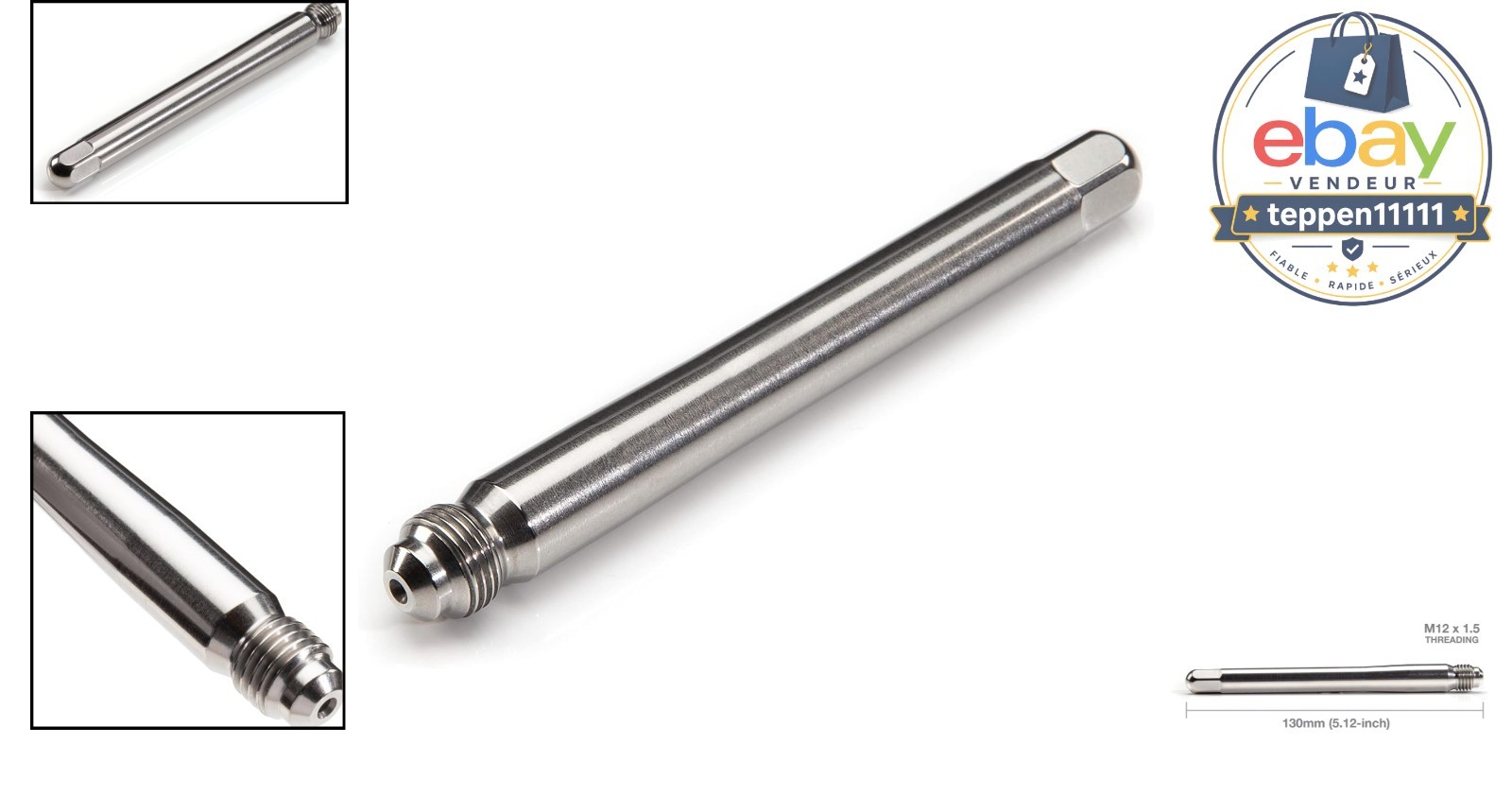 Wheel Alignment Pin M12 x 1.5 Pilot Guide Lug Bolt Tool 130mm