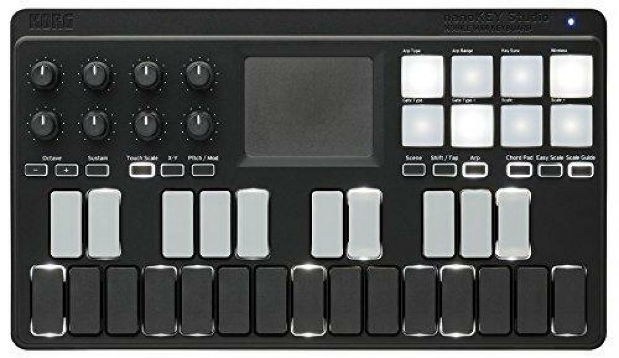 KORG Mobile Midi Keyboard nanoKEY Studio Bluetooth Wireless New in Box