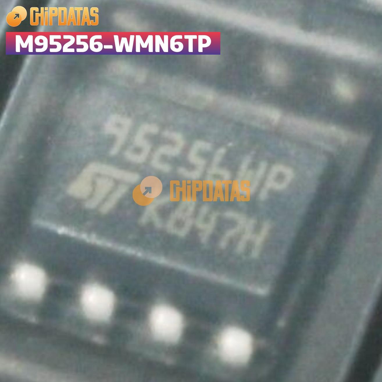 50PCS M95256-WMN6TP 95256WP 95256 SOP-8 Integrated Circuit #R12
