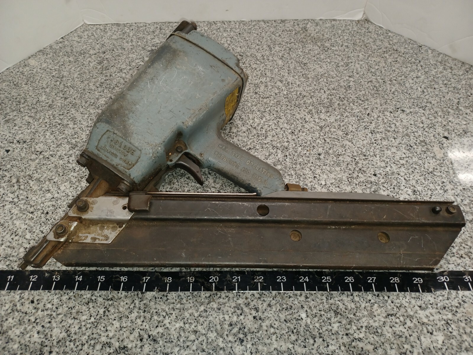 Vintage Paslode-Signode Pneumatic Framing Nailer, a-x