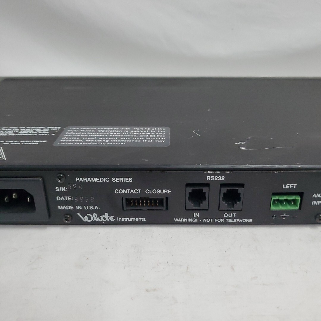 White Instruments ParaMedic 2-Channel Digital Parametric Equalizer