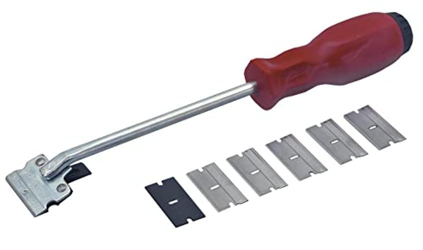 52000 Razor Blade Scraper,Red One Size