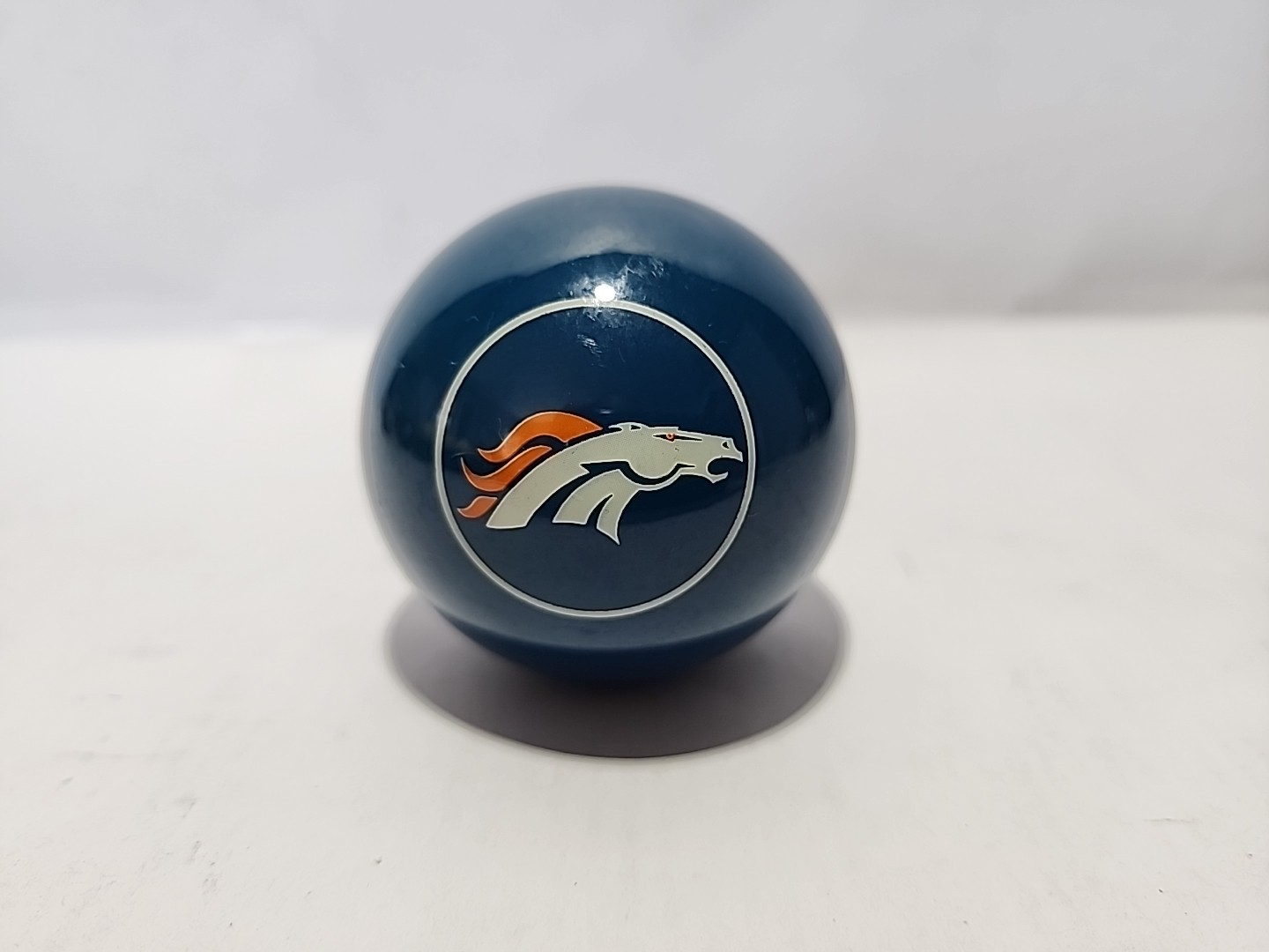 Denver Broncos NFL Logo Pool Billiard Que Ball