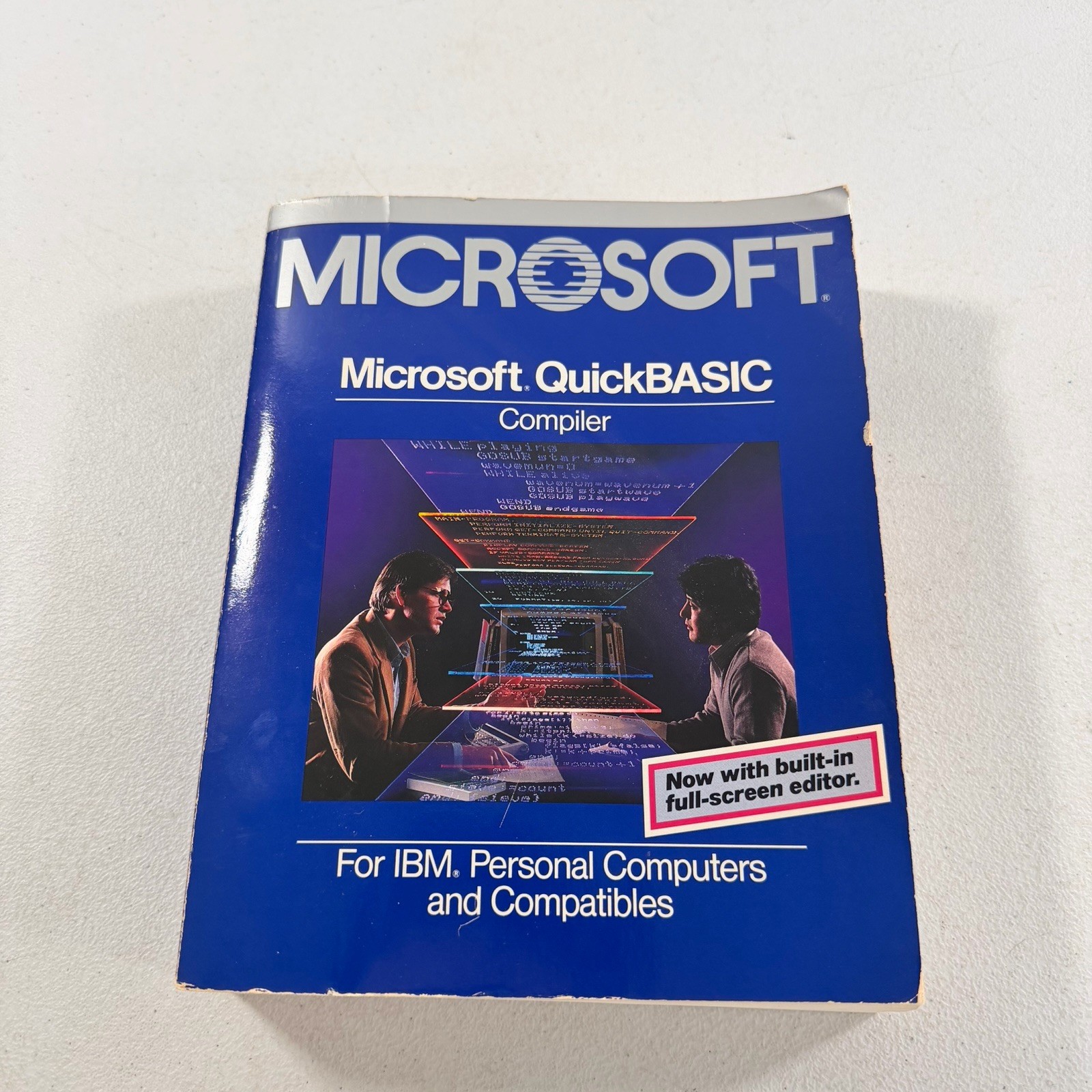 MICROSOFT QuickBASIC Compiler 2.0 for IBM Computers (TPB 1986) Vintage Manual