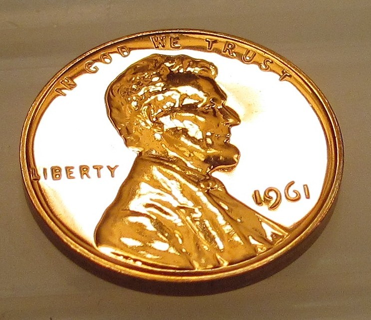 1961 Gem   Proof  Cent  ~ EYE CANDY ~  "Blazing Red Beauty"#506 ~ 5