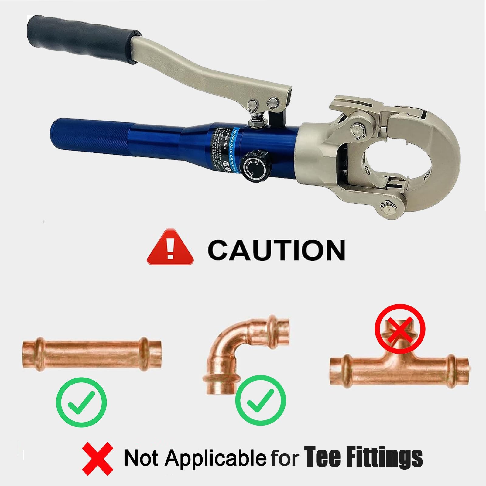 Propress Tool Copper Press for Crimping Range Silver, Blue and Black
