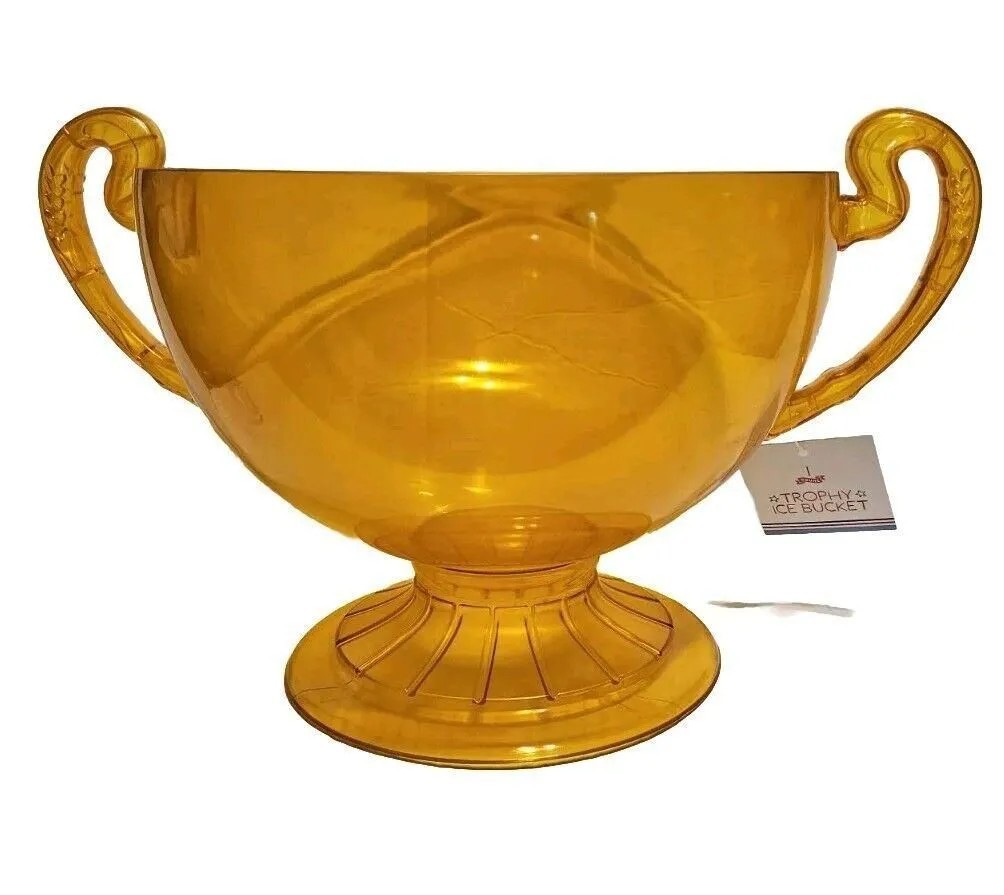Target Bullseye Summer Golden Trophy Acrylic Ice Bucket