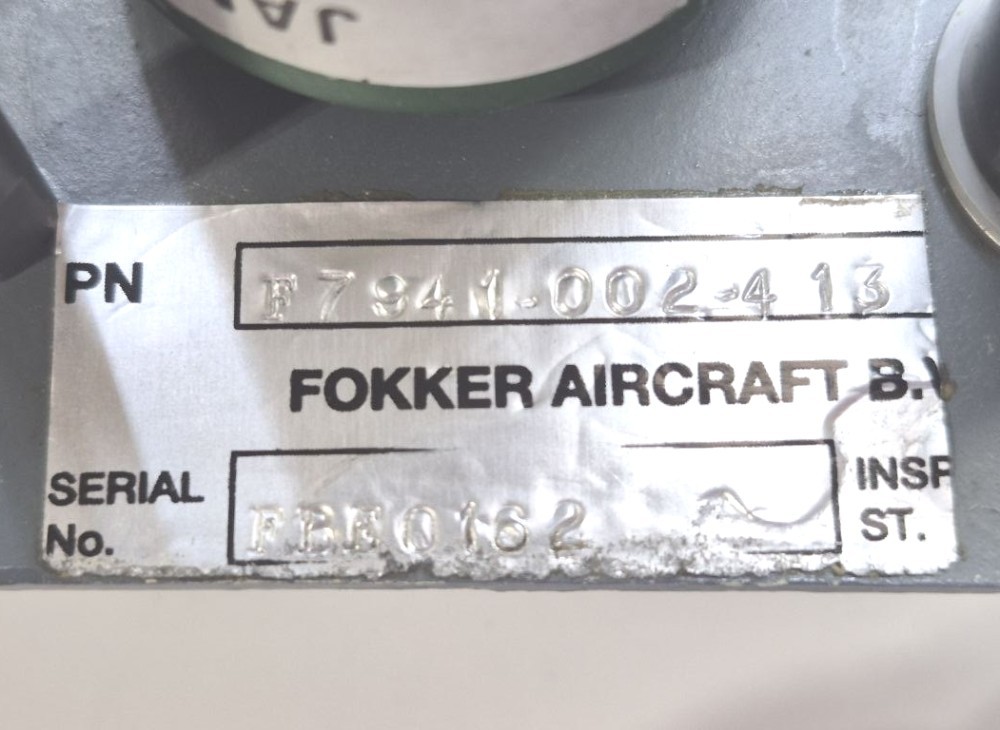 Fokker Aircraft Flight Compartment Lighting Panel F7941-002-413