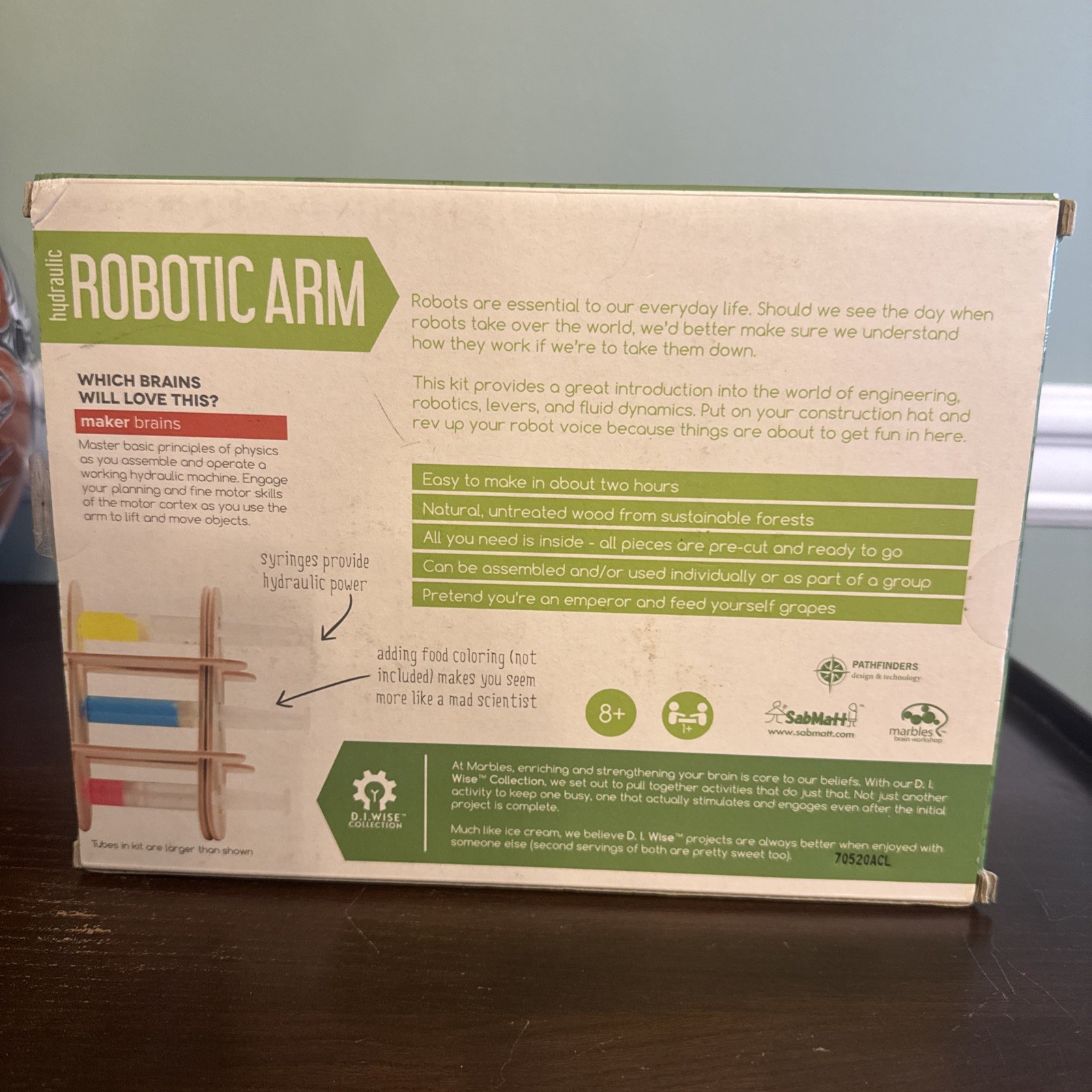 Hydraulic Robotic Arm D.I. Wise Collection Engineering Science Ages 8+ (NEW)