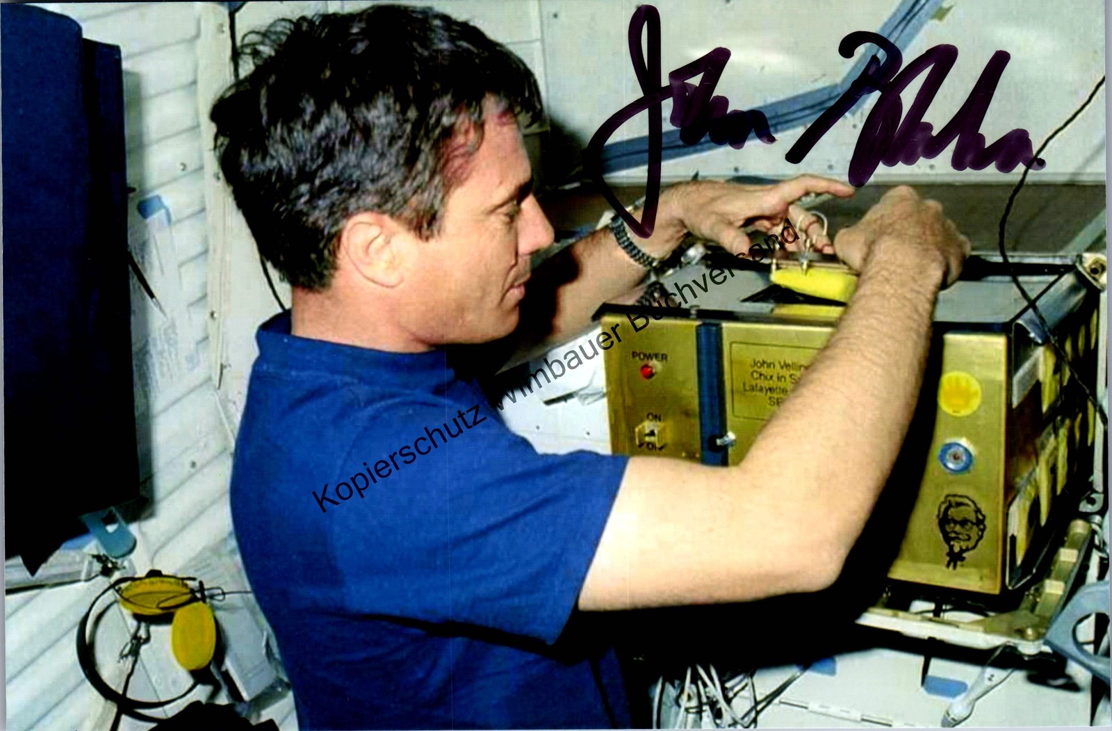 Original Autograph John Blaha NASA Astronaut MIR /// Autograph Signed 343016