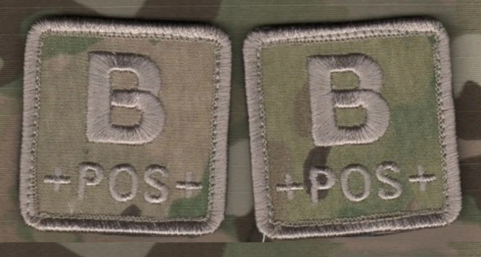 JOINT SP OPS TASK FORCE AFGHANISTAN JSOTF-A BLOOD-TYPE 2" vêlkrö 2-TAB: B POS+