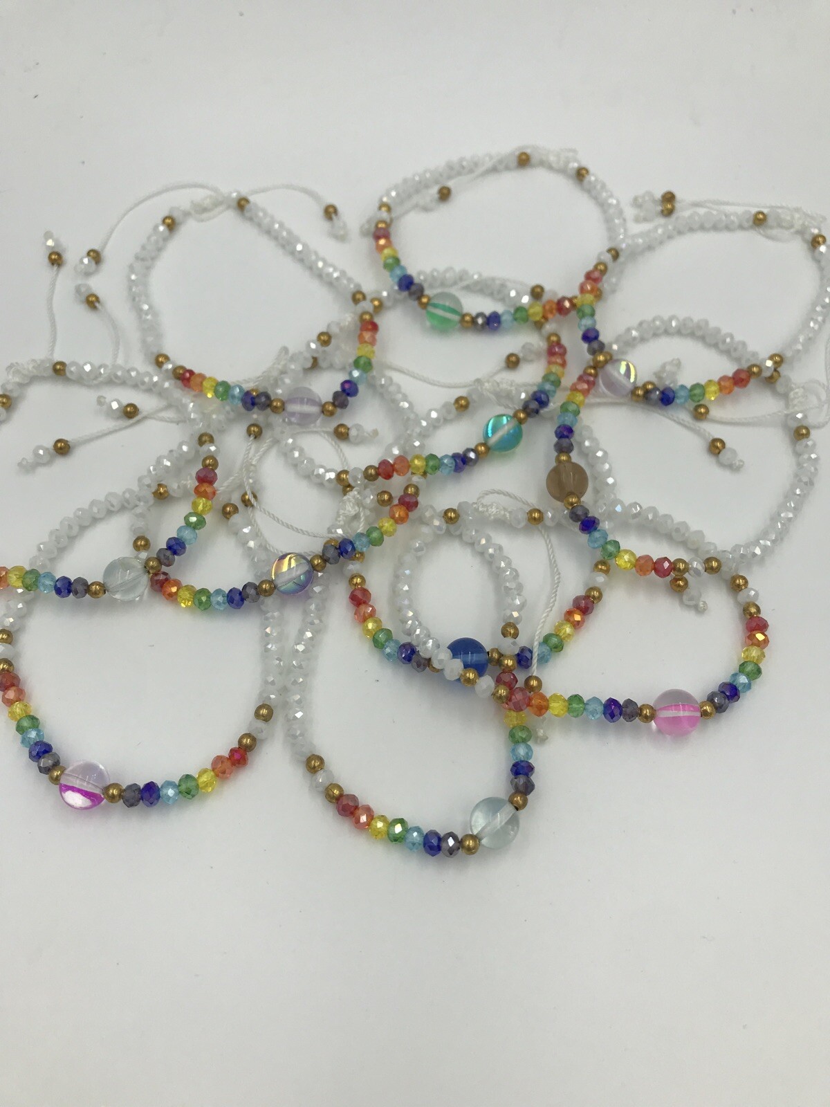 7Chakra~Bracelet~White