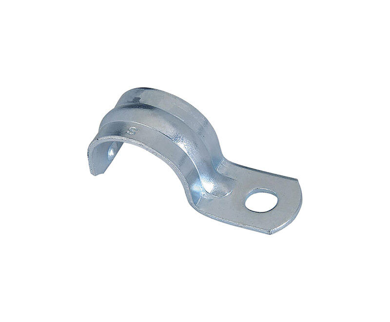 Sigma Electric ProConnex 1/2 in. Dia. Zinc-Plated Steel 1 Hole Strap 50 pk