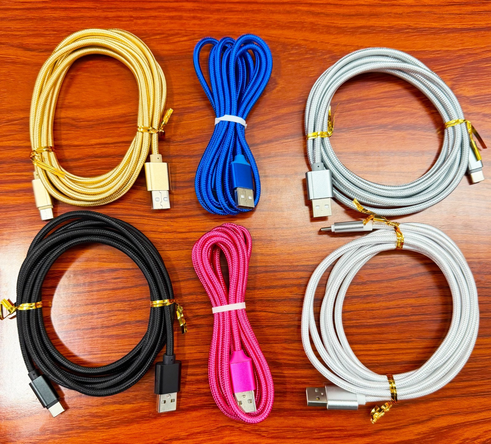 3x Braided USB C Type C to USB A Fast Charging Data SYNC Charger Cable Cord 6ft