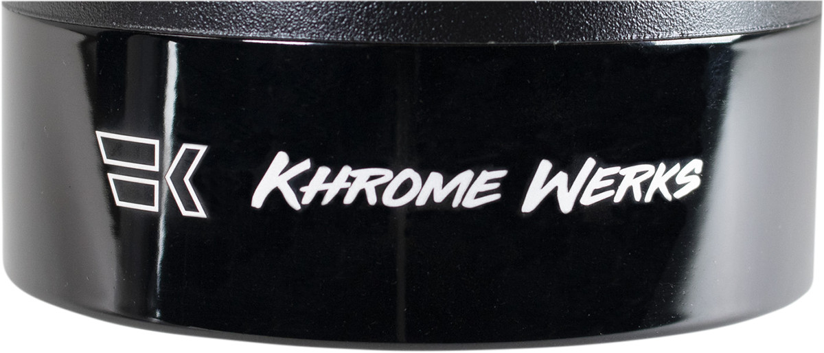 KHROME WERKS For Replacement End Cap - Turbine - 4-1/2" 200718P