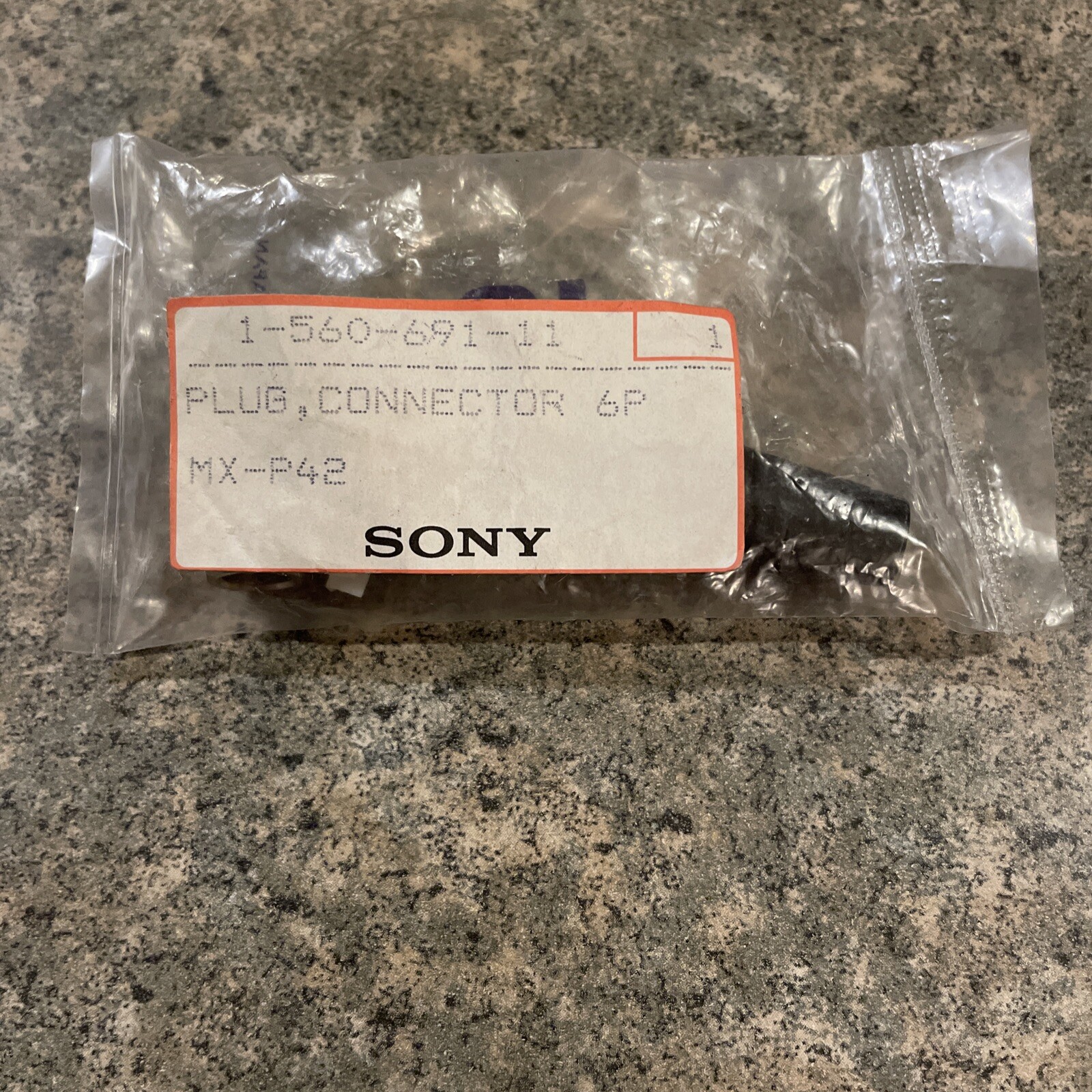 Sony 1-560-691-11 6P Plug Connector MX-P42 NOS