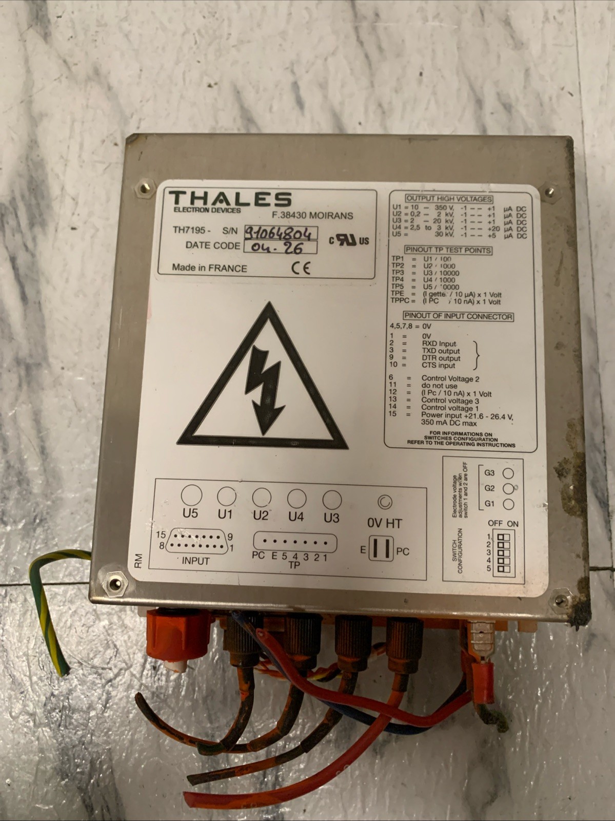 thales electron devices TH7195 MOIRANS