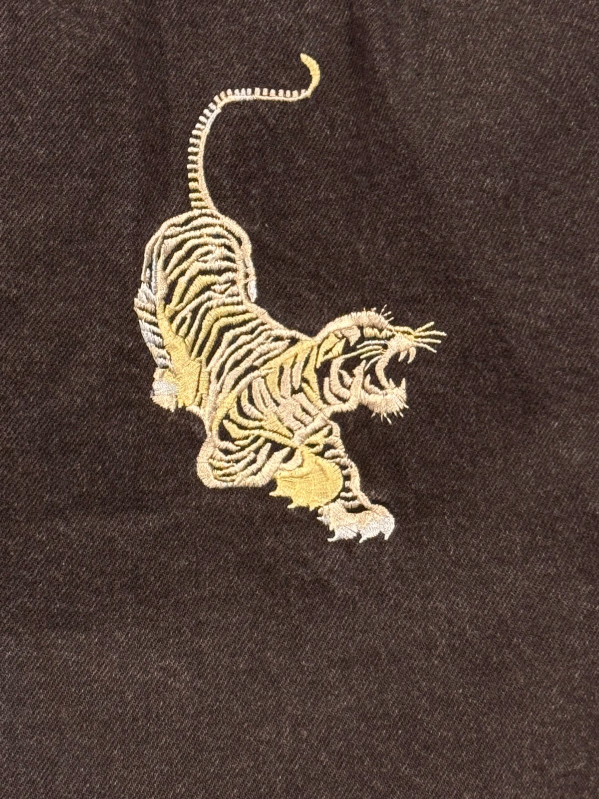 Vintage 1980s Grateful Dead Lee Denim Jacket – Jerry Garcia Tiger Embroidery–2XL