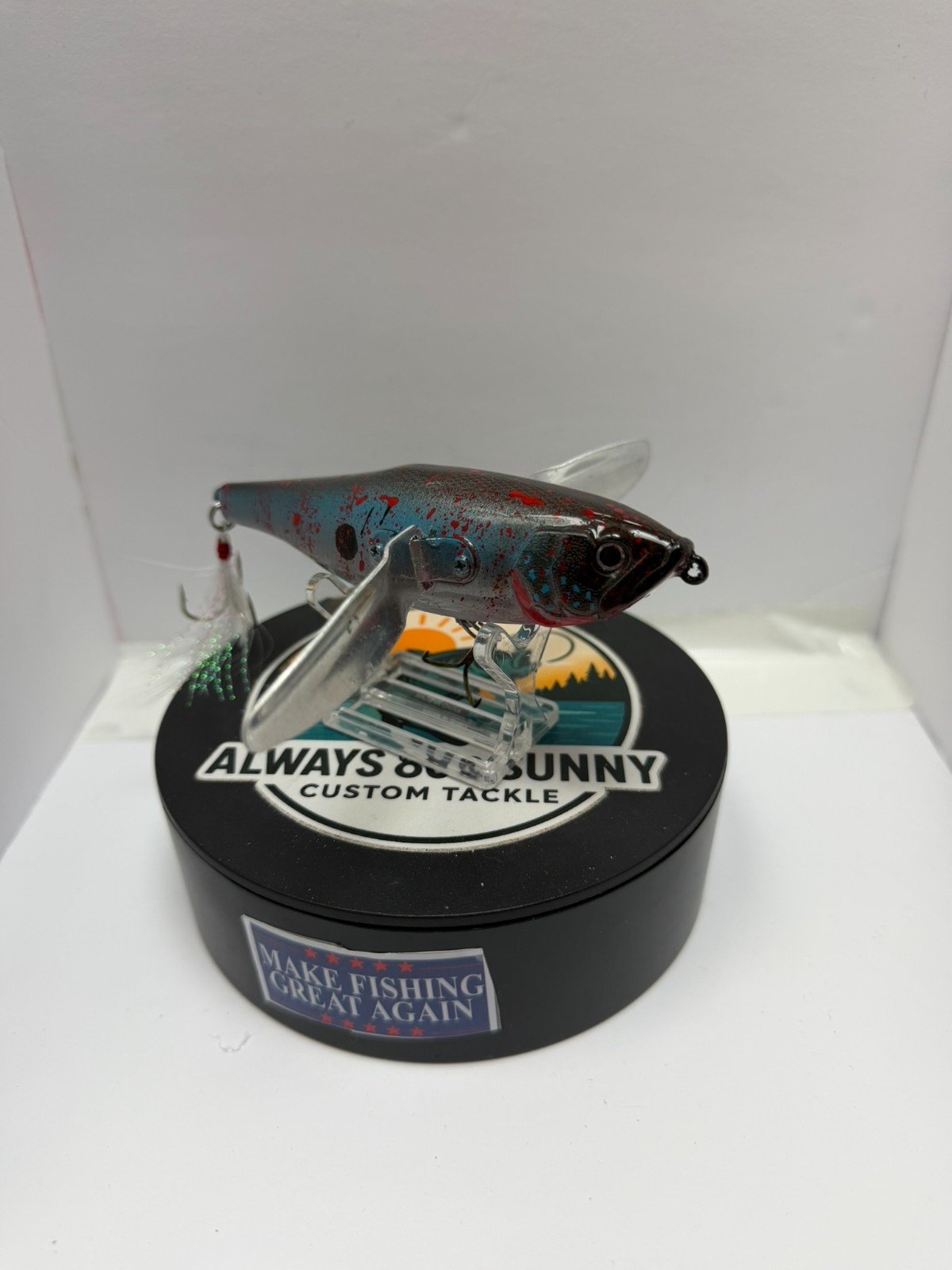 80 & Sunny Crime Scene Topwater Crawler 5” 1.25 oz Metal Wings