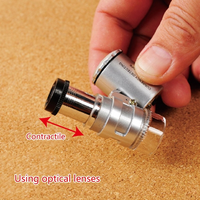 Handheld Microscope with 60X Magnification for Field Use & Scientific Research