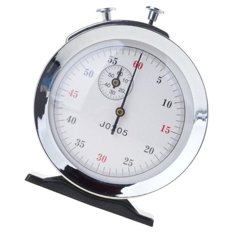 Mechanical Timer Metal Mechanical Stopwatch Timing Instrument for Physics Labs