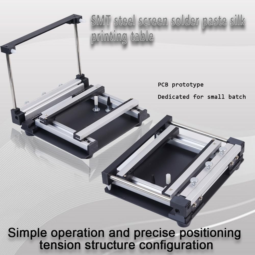 Manual Solder Paste Printer PCB Stencil Printing Table SMT Screen Printer 15cm