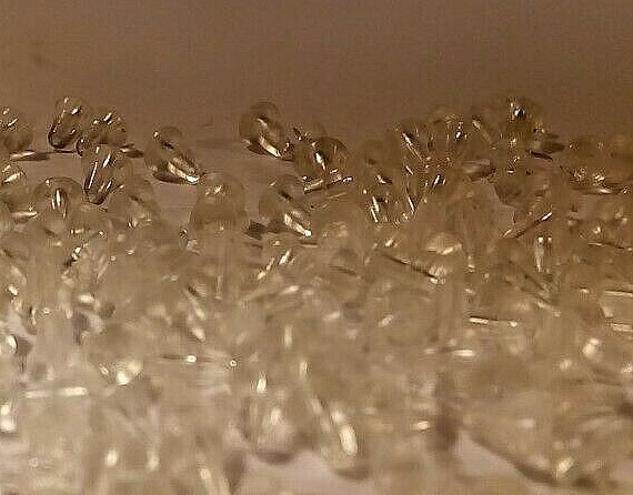 40 x MOD TRANSPARENT CLEAR HOOK BEADS STOPS FOR RONNIE / SPINNER RIGS CARP RIGS