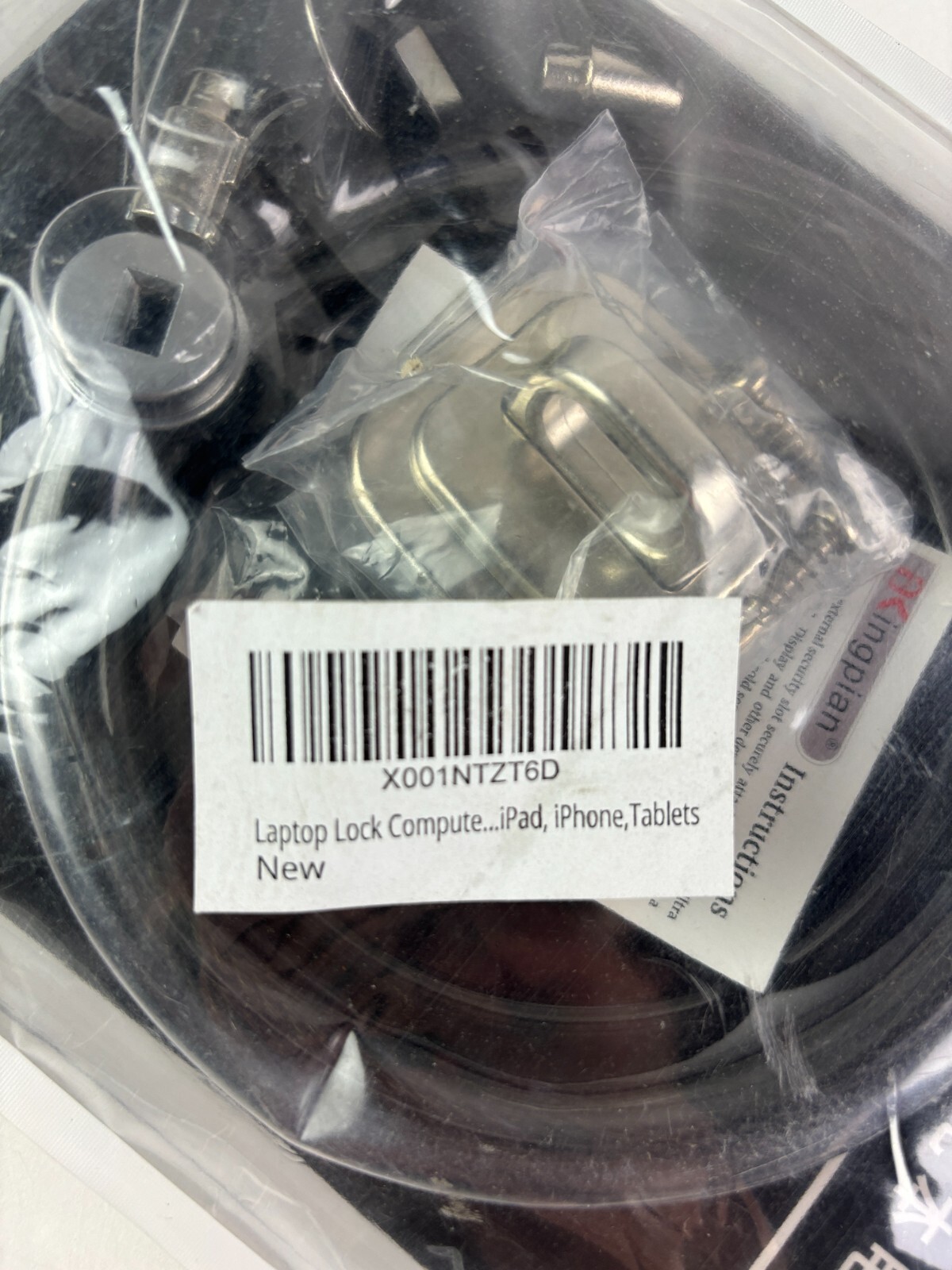 Computer Laptop - Tablet - Phone Keyed Security Cable Locks - NEW