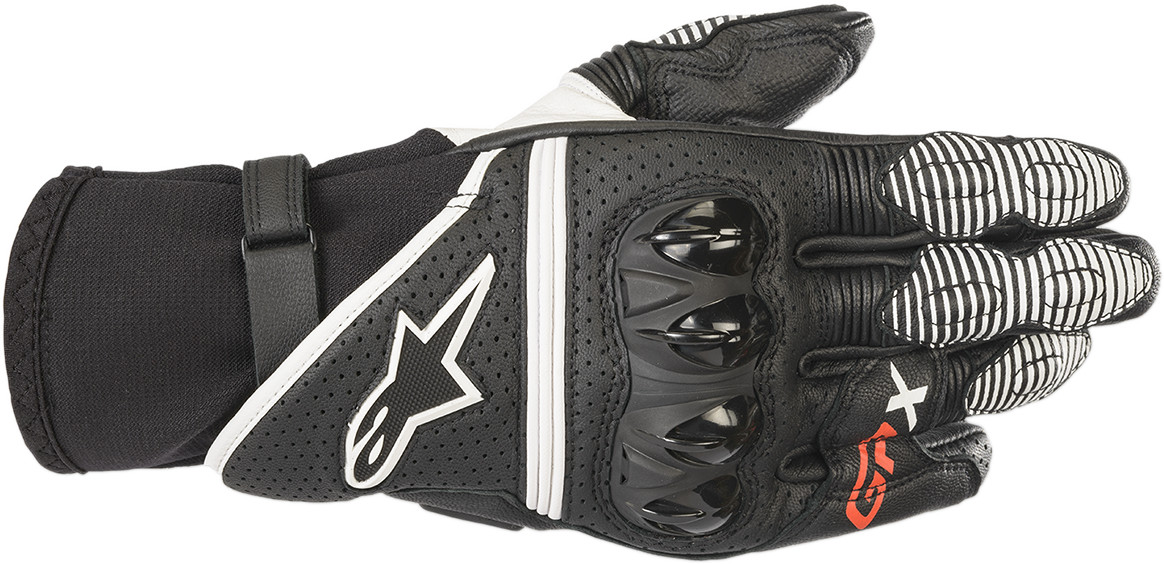 Alpinestars GP-X V2 Leather Gloves 3XL Black White 3567219-12-3XL