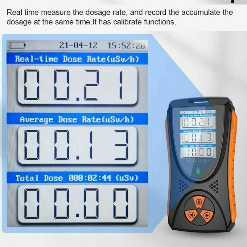 HFS-10 High Accuracy Geiger Counter X-Ray Radiation Detector Meter Dosimeter--