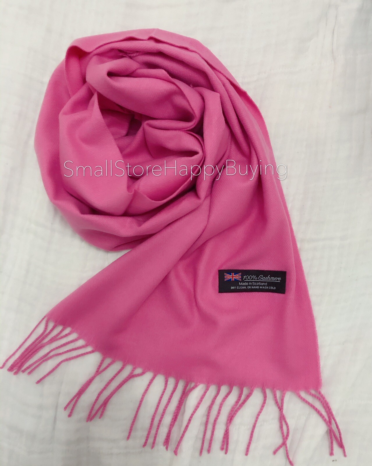 Men Women unisex 100% CASHMERE Warm PLAIN Scarf pure solid colored Wool SCOTLAND