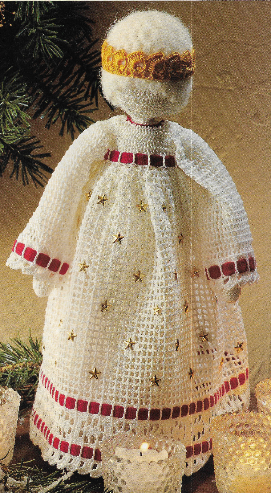Snow Queen Decoration crochet pattern instructions