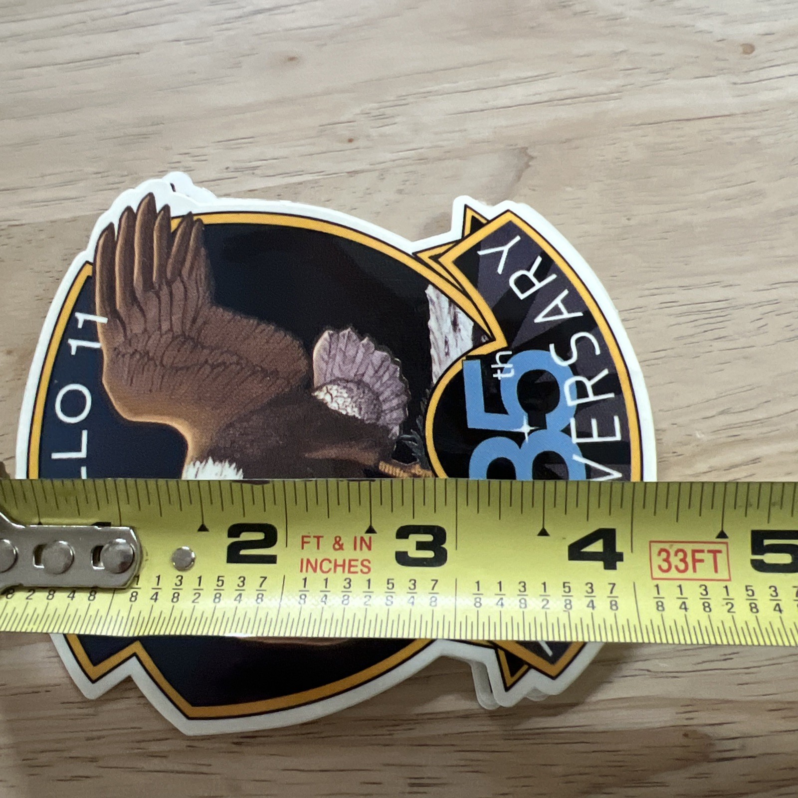 APOLLO 11 35th ANNIVERSARY STICKER